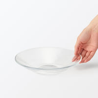 無印良品 ソーダガラス 浅鉢 大 約直径23cm 良品計画