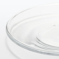 無印良品 ソーダガラス プレート 小 約直径18cm 1セット（1枚×3） 良品計画