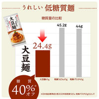 キッコーマン 大豆麺 濃厚ボロネーゼ 高たんぱく・低糖質麺 乾麺+ソースセット 1人前 1個