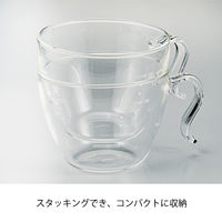 HARIO (ハリオ) 耐熱ガラス製 スープカップ 300ml 電子レンジ専用 XSCS-1-W 1個