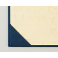 美濃商会 証書ファイル布パットなし紺A4賞状二枚用 9272-08 1セット(1冊×3)