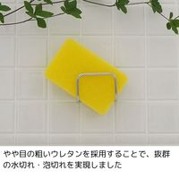 （季節・数量限定）亀の子スポンジ スタンダード 角型 キッチンスポンジ 抗菌・防カビ加工 ツキ 1個 亀の子束子西尾商店