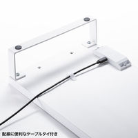 サンワサプライ USBハブ付モニター台(ホワイト) MR-LC215W 1個（直送品）