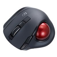 ナカバヤシ 小型Bluetooth静音 5ボタン レーザー式 親指トラックボール ブラック MUS-TBLF225BK 1個