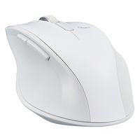 ナカバヤシ 高速スクロール 無線静音 5ボタン BlueLEDマウス Nホワイト MUS-RKF164NW 1個