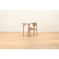 【軒先渡し】HIKARI ワークカフェダイニング ダイニングテーブル DLT-アリカ EX.-Mテンバン WH/ウッドレッグ 1台（直送品）