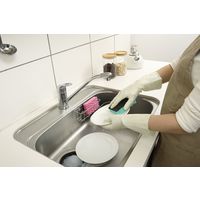 【炊事・掃除手袋】ショーワグローブ ナイスハンドさらっとタッチ Lサイズパールグリーン NHDS-LG10P 1セット（10双入）