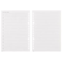 マルマン 【2025年版】リフィル ルーズリーフダイアリー A5 20穴 月間 月曜始まり LD283-25 1冊（直送品）