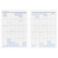 マルマン 【2025年版】リフィル ルーズリーフダイアリー B5 26穴 月間 月曜始まり LD383-25 1冊（直送品）