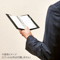 【2025年版】リフィル ミニ データプラン 6穴 月間ダイアリー(カレンダースタイル) 月曜始まり LS473-25 1セット(1冊×2)（直送品）