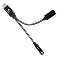 エアージェイ Type-C充電対応オーディオ変換アダプター(3.5mmイヤホン) HAC-GJ1 1個