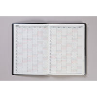 高橋書店 【2025年版】デスクダイアリー A5 見開き1週間 月曜始まり 黒 60 1冊（直送品）