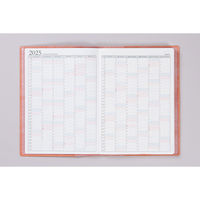 高橋書店 【2025年版】デスクダイアリーカジュアル4 A5 片側1週間+ノート 月曜始まり オレンジ 434 1冊（直送品）