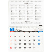 高橋書店 【2025年版】エコカレンダー壁掛 B4×2面 2カ月一覧 E75 1冊（直送品）