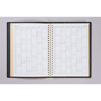 高橋書店 【2025年版】リングダイアリー A5 見開き1週間 月曜始まり 黒 452 1冊（直送品）