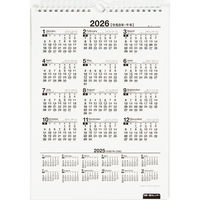 高橋書店 【2025年版】エコカレンダー壁掛 A4 E65 1セット(1冊×2)（直送品）