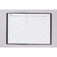 高橋書店 【2025年版】デスクダイアリーカジュアル1 A5 片側1週間+ノート 月曜始まり 黒 431 1冊（直送品）