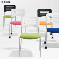 【軒先渡し】ニシキ工業 チェア 幅440×奥行525×高さ740mm座面高さ430mm オレンジ ANT-W90S-OR(4脚) 1台（直送品）