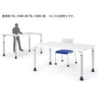 【軒先渡し】ニシキ工業 ハイテーブル 幅1200×奥行750×高さ700～1000mm ライトオーク ATDL-1275B-LO 1台（直送品）