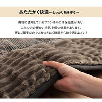 イケヒコ・コーポレーション 省スペース こたつ布団 チェック柄『バラン』 1181580131721 1枚（直送品）