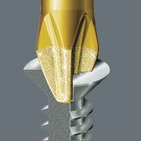 Wera Werk ヴェラ T20x25mm ドライバービット ダイヤモンド付 134376 1個（直送品）