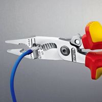 KNIPEX クニペックス 絶縁エレクトロプライヤー 落下防止 13 96 200 T 1丁（直送品）