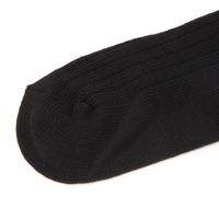 レディース ロングルーズソックス ブラック 23～25cm LAKOLE/ラコレ