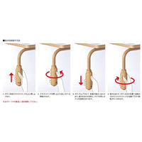 【軒先渡し】ニシキ工業 昇降式園児用テーブル 幅900×奥行600mm　 ホワイト AESF-0960-VWH 1台（直送品）