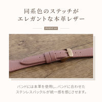 オウルテック Apple Watch(38/40/41mm)レザーバンド アッシュローズ OWL-MINAWBS02-AR 1個（直送品）