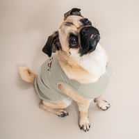 【アウトレット】Solgra（ソルグラ）ポイント刺繍タンク M カーキ 1個 犬用 アルクロース