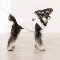 【アウトレット】Solgra（ソルグラ）ポイント刺繍タンク M オフホワイト 1個 犬用 アルクロース