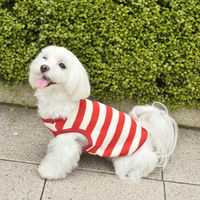 Jekyll Egg（ジキルエッグ）ボーダータンク M レッド1個 犬用 アルクロース