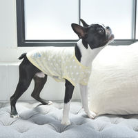 Jekyll Egg（ジキルエッグ）ドットTシャツ M イエロー 1個 犬用 アルクロース