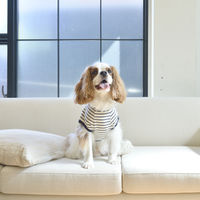 【アウトレット】Jekyll Egg（ジキルエッグ）ボーダーTシャツ M ネイビー 1個 犬用 アルクロース