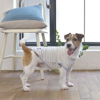 Jekyll Egg（ジキルエッグ）ボーダーTシャツ M ブルー 1個 犬用 アルクロース