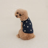 Jekyll Egg（ジキルエッグ）ドット柄タンク S ネイビー 1個 犬用 アルクロース