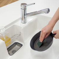 キッチンスポンジ 毎日とりかえクリーナー 研磨材入タイプ コゲ落としに 使い捨て グリーン 1パック（30個入）東和産業