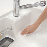 キッチンスポンジ 毎日とりかえクリーナー 洗剤入タイプ 食器洗い 使い捨て ホワイト 1セット（1パック（30個入）×5）東和産業