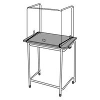 アーテック 学校机 飛沫防止ガード 高サイズ 51340 1ケース(1点×20))（直送品）