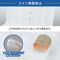 カール事務器 コインケース・スリム CX-002-J 1個 小銭ケース 小銭仕分けケース 収納 硬貨ケース
