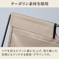 キングジム サイドバッグスタンド ターポリン ブラック BGS100TP-BK 1セット（1個×5） 【荷物入れ】