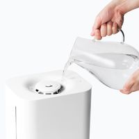 YAMAZEN 上部給水 加湿器 スチーム式 湿度センサー 4.0L 500ml 8.5-14畳 KSF-GB401（W） 1個