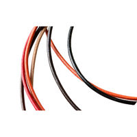 日本紐釦貿易 本革丸紐 アクセサリー用 5mの切売カット 1.5mm オレンジ A15Y-5 A15Y-5-5M 1袋(5mの切売カット)（直送品）