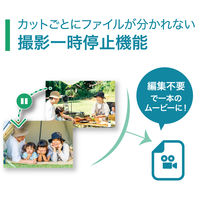 フィールドスリー 2.7K解像度 デジタルビデオカメラ 静止画800万画素 デジタルズーム16倍 F3VC27-01 1台