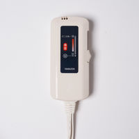 YAMAZEN 洗える 電気敷毛布 140×80cm 表フランネル・裏プードルタッチ仕上げ モウフYMS-F37P(T) 1個