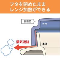 キチントさん ごはん 冷凍保存容器 フタを閉めたままレンジOK 一膳 150g 1セット（1個（5個入）×5）クレハ