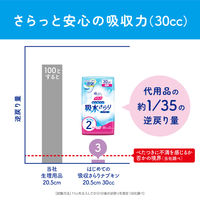 ナチュラ はじめての吸水さらり ナプキン 10cc 20.5cm 1パック（26枚入×2個） エリエール 大王製紙