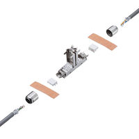 サンワサプライ  CAT6Aフィールド中継アダプタ ADT-EX-6AFSTP（直送品）