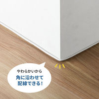 サンワサプライ  カテゴリ6A  LANケーブル（スリム、やわらか、ツメ折れ防止コネクタ） KB-SL6AYS-005W（直送品）