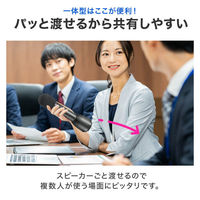 サンワサプライ ハンドマイク型ポータブル拡声器スピーカー(Bluetooth対応) MM-SPAMP18 1個（直送品）